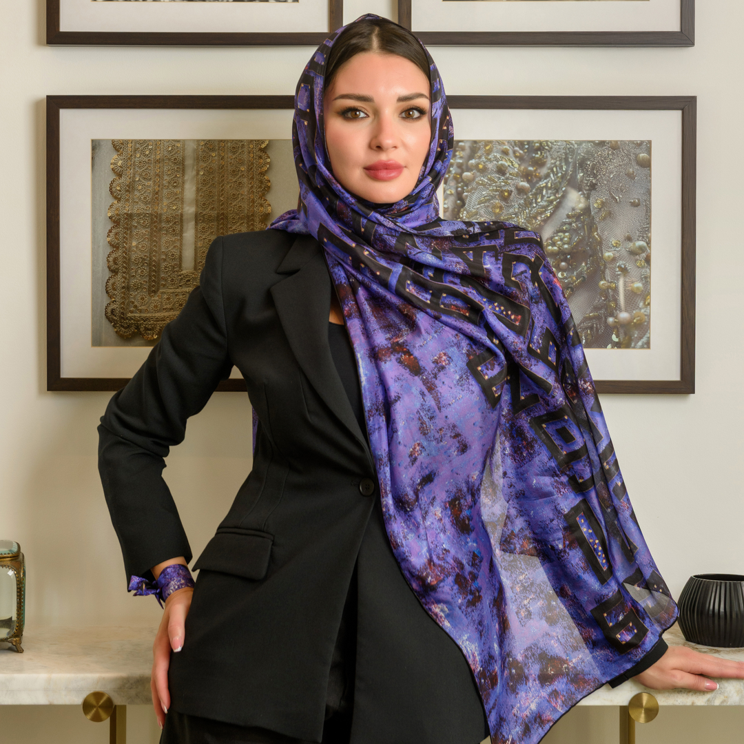 Numbers  - Long  Scarf