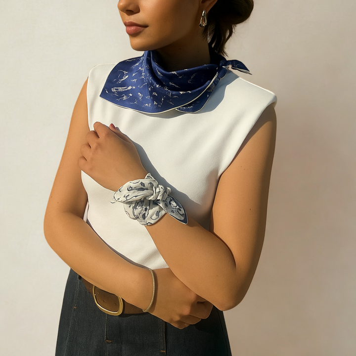 Dilmun Seals - Mini Scarf