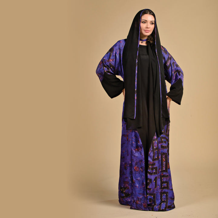 Numbers - Draped - Full Art Abaya