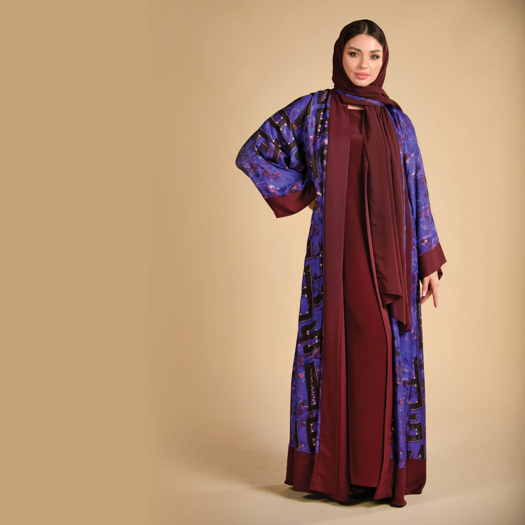 Numbers - Signature Reversible Abaya