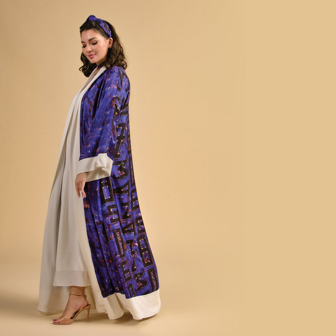 Numbers - Signature Reversible Abaya