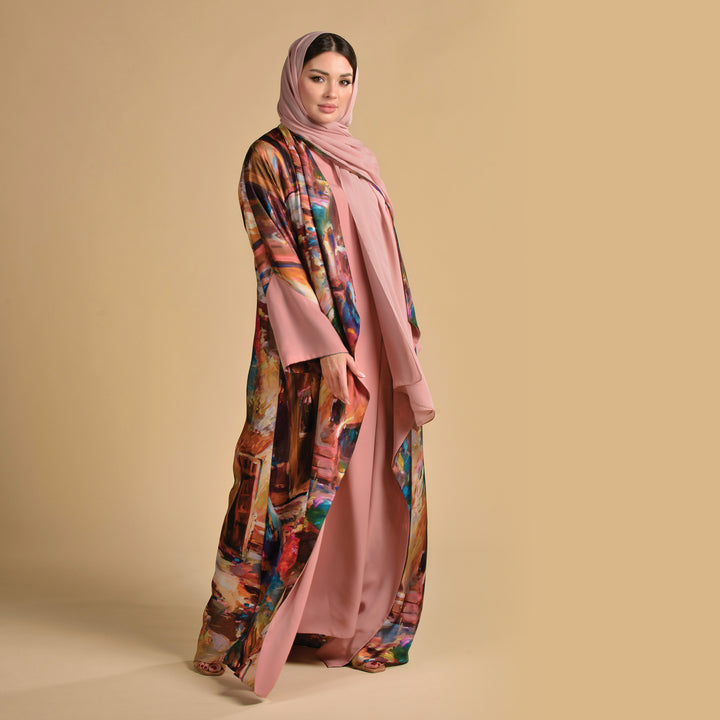 Winds of Love -  Draped - Full Art Abaya