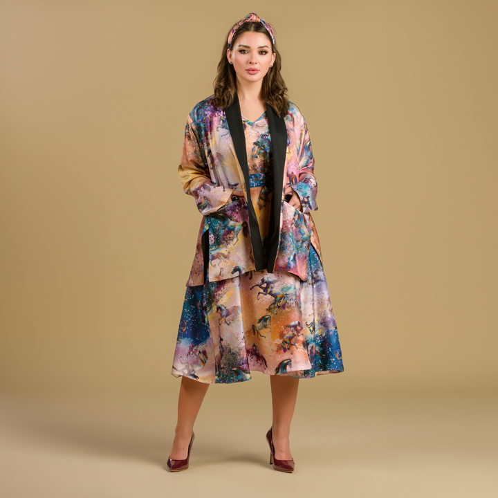 Horses & Night - Reversible Cardigan