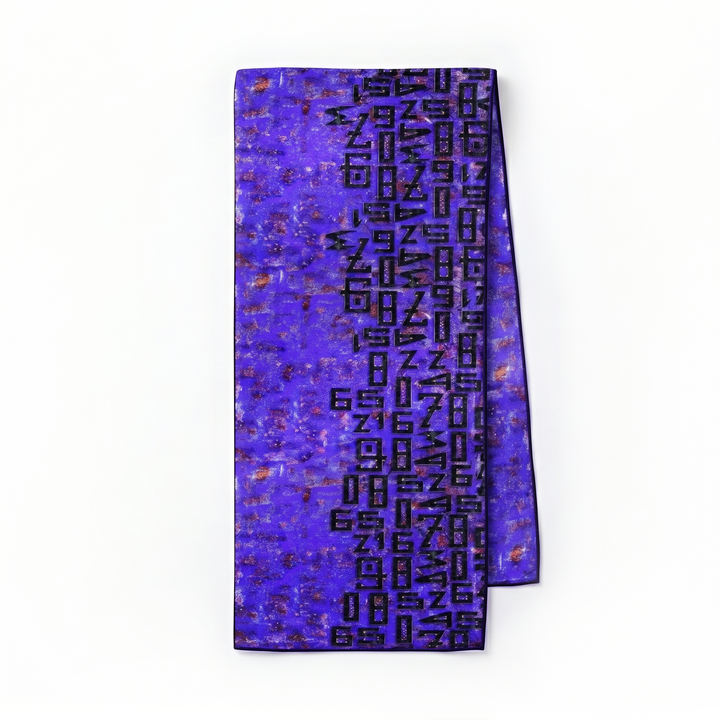 Numbers  - Long  Scarf