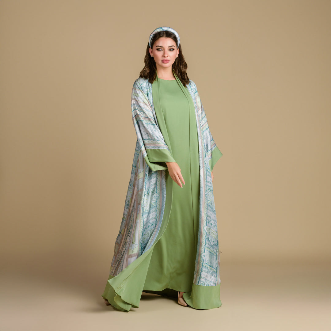 The Palm, King of All Gardens - Signature Reversible Abaya