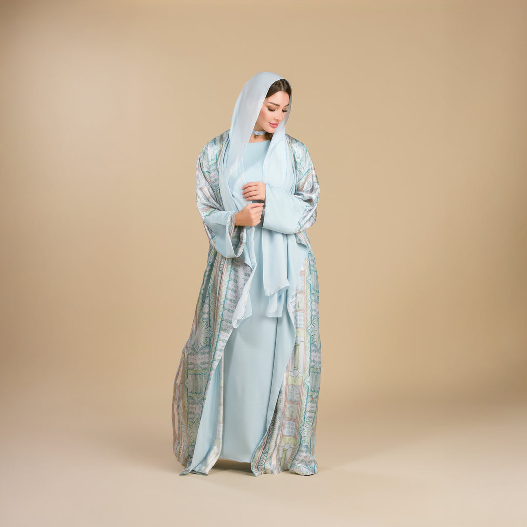 The Palm, King of All Gardens - Draped Full Art Abaya