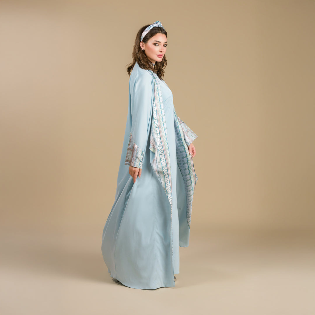 The Palm, King of All Gardens - Draped - Trim Art Abaya