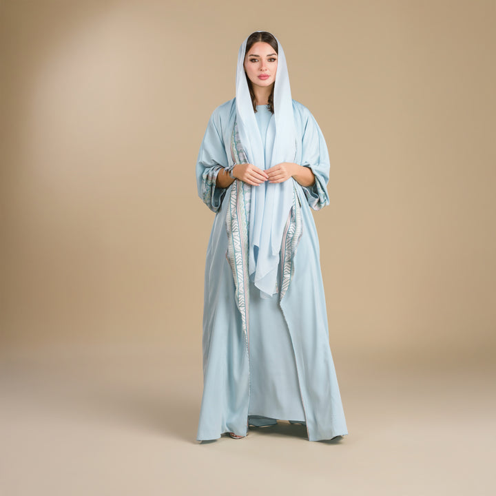The Palm, King of All Gardens - Draped - Trim Art Abaya
