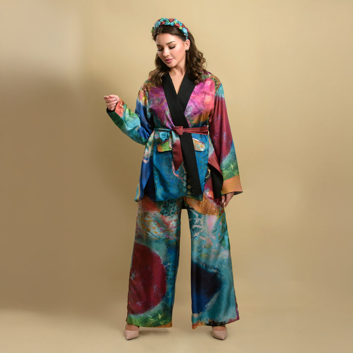 Ya Wardati, Ya Nediyya (My Dew-Kissed Rose) - Reversible Cardigan