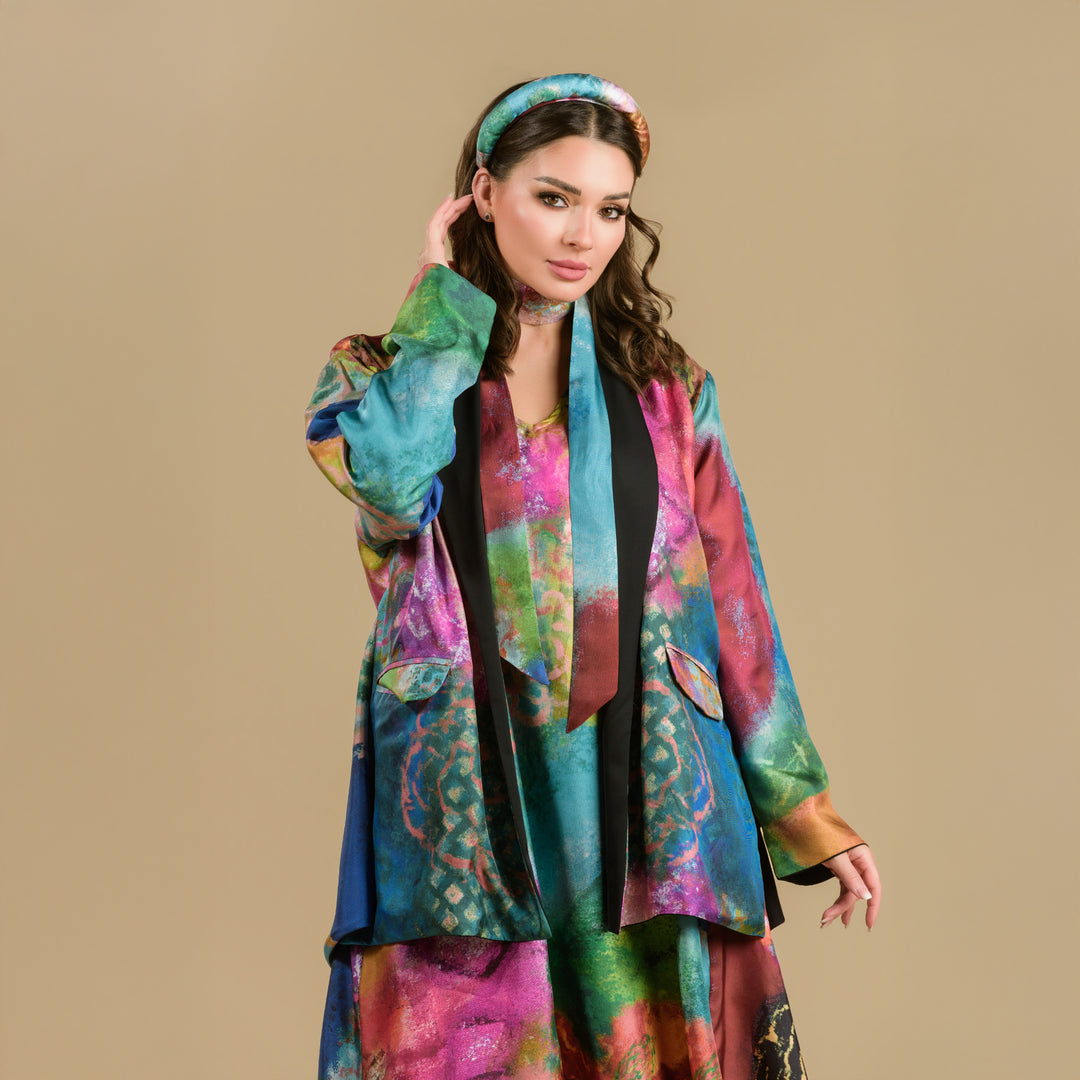 Ya Wardati, Ya Nediyya (My Dew-Kissed Rose) - Reversible Cardigan