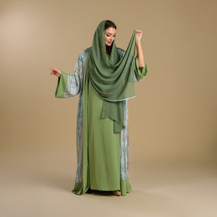 The Palm, King of All Gardens - Signature Reversible Abaya