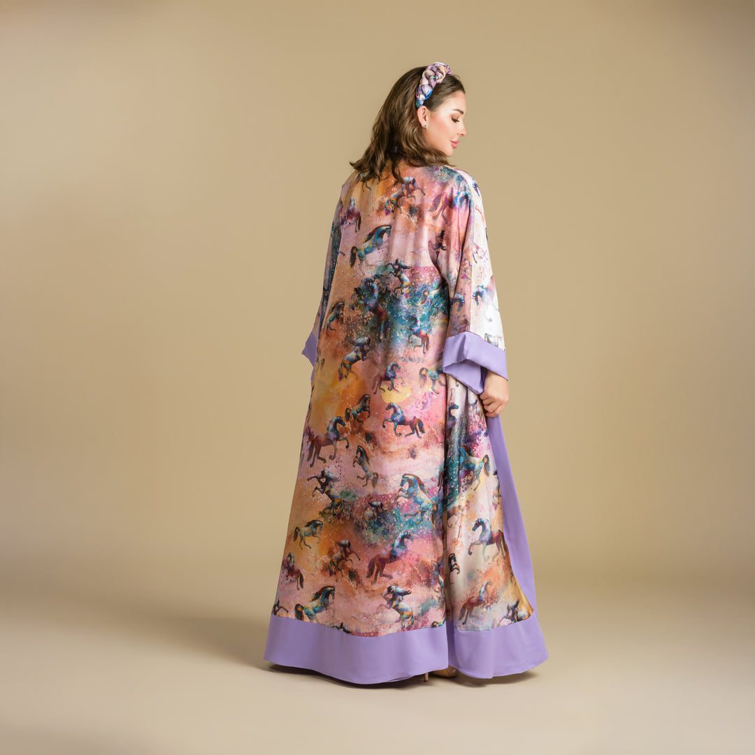 Horses & Night - Signature Reversible Abaya