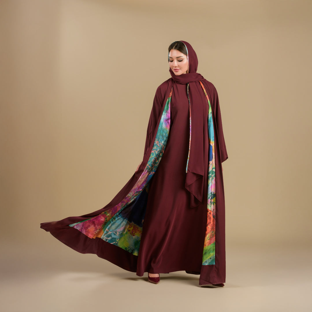 Ya Wardati, Ya Nediyya (My Dew-Kissed Rose) - Signature Reversible Abaya