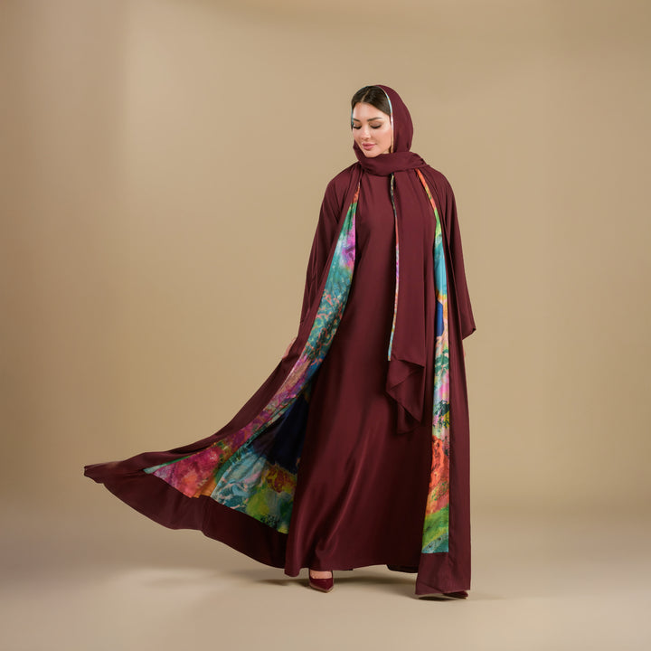 Ya Wardati, Ya Nediyya (My Dew-Kissed Rose) - Signature Reversible Abaya