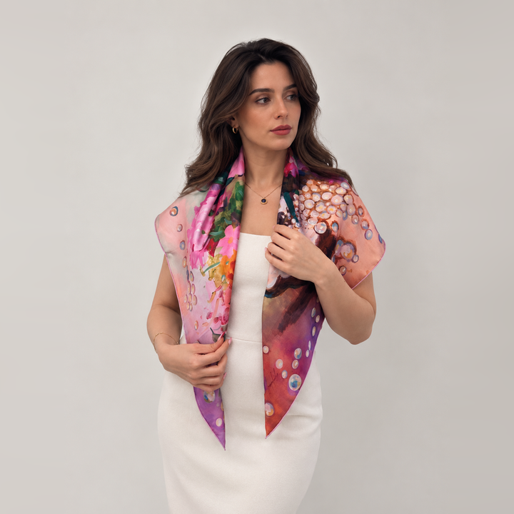 Pearls - Square Scarf