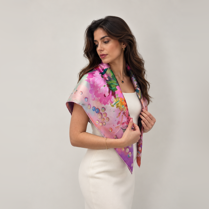 Pearls - Square Scarf