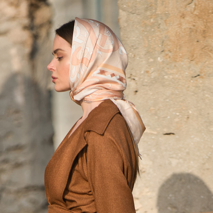 Inta Omry - Beige - Square Scarf