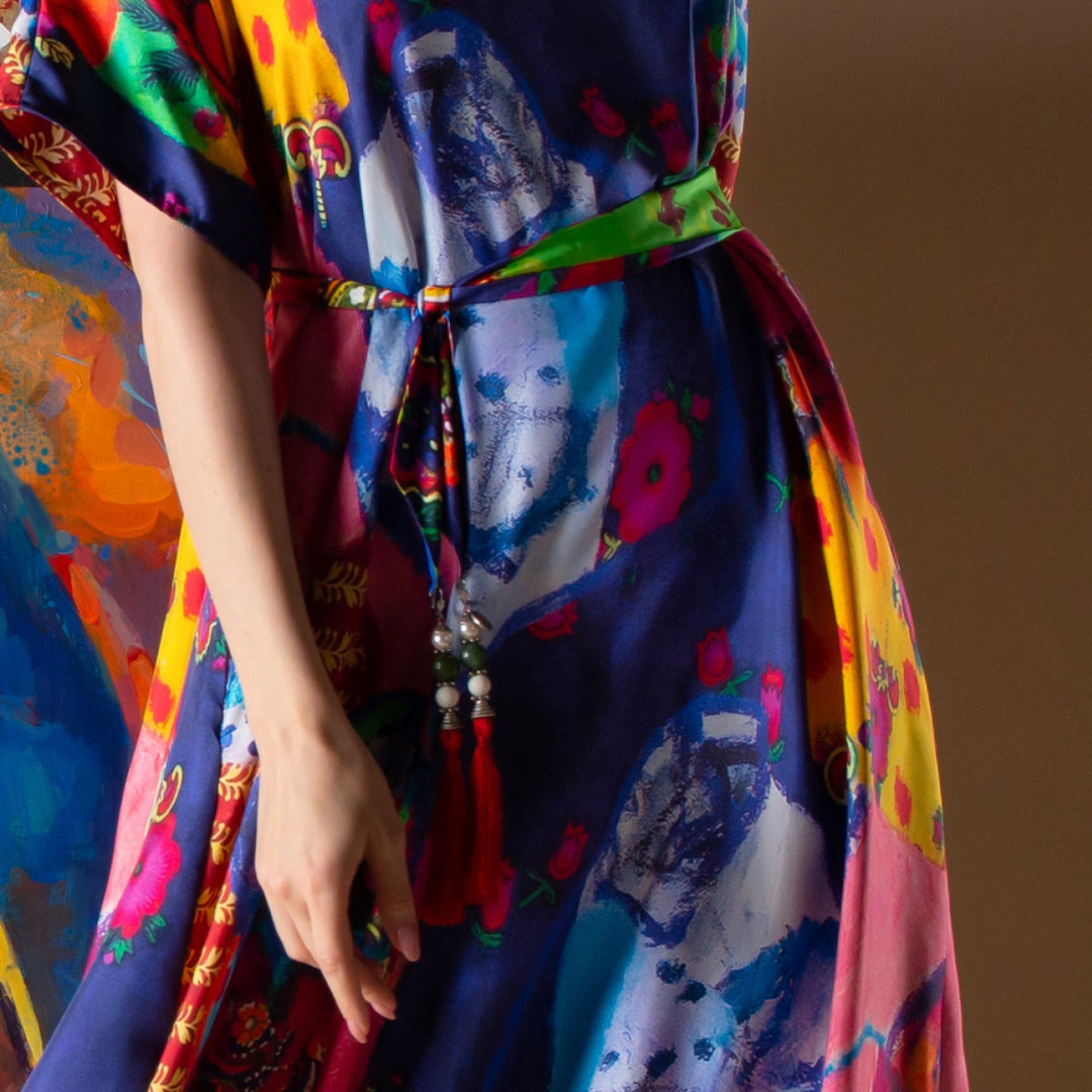 White Rainbow - Slim Scarf