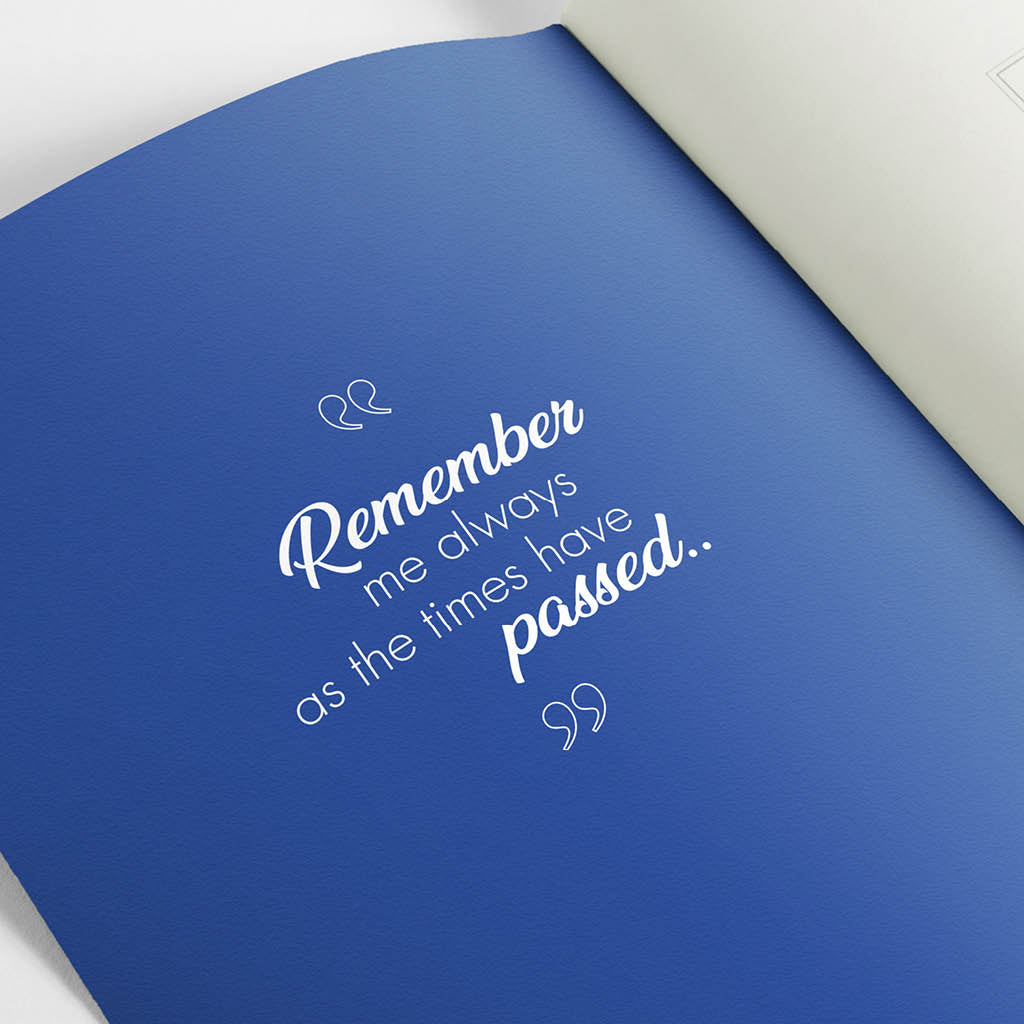 Remember me dearly - Notebook