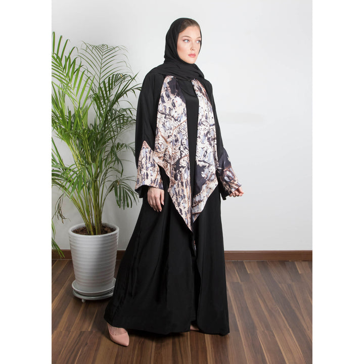 Weaves of Hope - Draped Trim Art Abaya